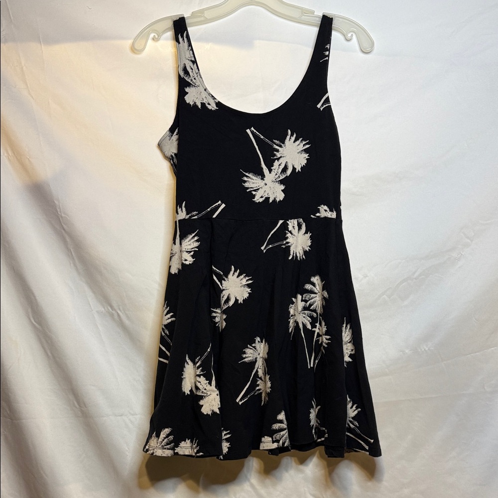 PINK Victoria's Secret Black Dress with White Floral Design